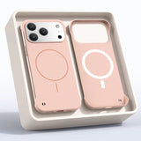 Ultra Thin Matte PC Frameless Magnetic Case for iphone