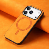 Solid‑Color Magnetic Full Cover Shockproof Case for iphone