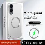 Matte Metal Thin Frameless Magnetic Case  for Samsung
