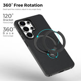 Tech Fabric Magnetic Hidden Rotatable Kickstand Case for Samsung
