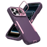 Metal Lens Kickstand Shockproof Case for iphone