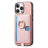 Magnetic Wallet Ring Kickstand Case for iphone