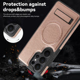 Magnetic Anti-Drop Leather Case with Stand for Samsung