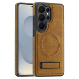 Magnetic Anti-Drop Leather Case with Stand for Samsung