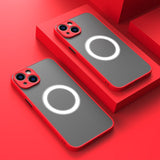 Magnetic Matte Shockproof Case for iphone