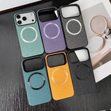 Simple Fabric‑Texture Magnetic Case for iphone