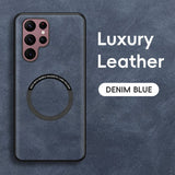 Magnetic Leather Case for Samsung Galaxy