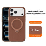 Tech Fabric Magnetic Rotating Stand Case for iphone