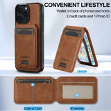 Detachable Magnetic 2-in-1 Leather Card Holder Case for iphone