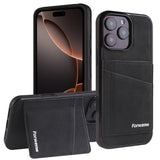 Leather Shockproof Card Holder Kickstand Case for iphone
