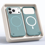 Ultra Thin Matte PC Frameless Magnetic Case for iphone