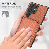 Anti-Drop Magnetic Card Holder Case for Samsung