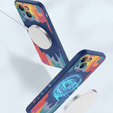Creative Smiley Face Magnetic Shockproof Case for iphone