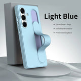 Shockproof Full Cover Hidden Wrist Strap Case for Samsung