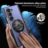 Magnetic Shockproof Full‑Cover Case with 360° Rotating Stand for Samsung Z Fold