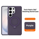 Tech Fabric Magnetic Hidden Rotatable Kickstand Case for Samsung