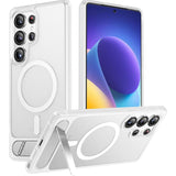 Magnetic Matte Skin‑Feel Shockproof Stand Case for Samsung