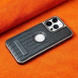 Magnetic Shockproof Leather Texture Case for iphone