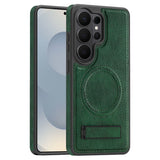 Magnetic Anti-Drop Leather Case with Stand for Samsung