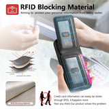 Fabric Texture Leather Wallet Stand Case for iphone