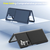 All‑in‑One Shell‑Film Integrated Case for Samsung Z Fold, Full Coverage With Card Holder & Kickstand