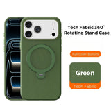 Tech Fabric Magnetic Rotating Stand Case for iphone