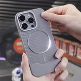Magnetic Anti-Drop Strip Textured Case for iphone