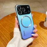 Premium Magnetic Iridescent Gradient Case for iphone
