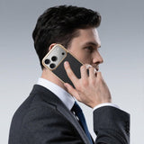 Electroplated Magnetic Leather Case for iphone