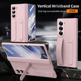 All‑in‑One Shell‑Film Case, Wristband Stand Hinge Pen Slot & Pen for Samsung Z Fold