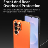 Full‑Cover Magnetic Alloy Frame Shockproof Case for Samsung