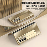 Shockproof All‑in‑One Shell‑Film Stand Case for Samsung Z Fold