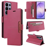 Shockproof Leather Flip Wallet Phone Case for Samsung