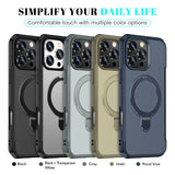 Shockproof Metal Magnetic Stand Case for iphone