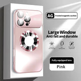 Magnetic Titanium Metallic Matte Case for iphone