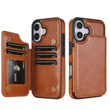 Wallet Magnetic Leather Case for iphone