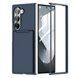 All‑in‑One Shell‑Film Integrated Case for Samsung Z Fold, Full Coverage With Card Holder & Kickstand