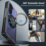 Magnetic Shockproof Full‑Cover Case with 360° Rotating Stand for Samsung Z Fold