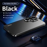 Full‑Cover Magnetic Alloy Frame Shockproof Case for Samsung