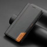 Leather Flip Wallet Card Holder Case for Samsung