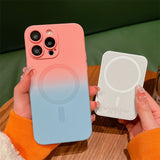 Gradient Magnetic Full Coverage Case for iphone