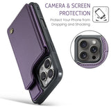 Magnetic Leather Wallet Case for iphone