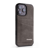 Leather Shockproof Card Holder Kickstand Case for iphone
