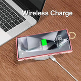 Magnetic Electroplated Heart Wrist Strap Case for Samsung