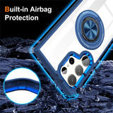 Magnetic Transparent Rotating Stand Case for Samsung