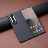 Magnetic Carbon‑Fiber Shell‑Film Integrated Case for Samsung Z Fold