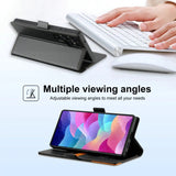 Leather Flip Wallet Card Holder Case for Samsung