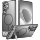 Magnetic Matte Skin‑Feel Shockproof Stand Case for Samsung