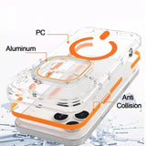 Clear Magnetic Hidden Kickstand Case for iphone