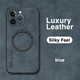 Magnetic Leather Case for iphone